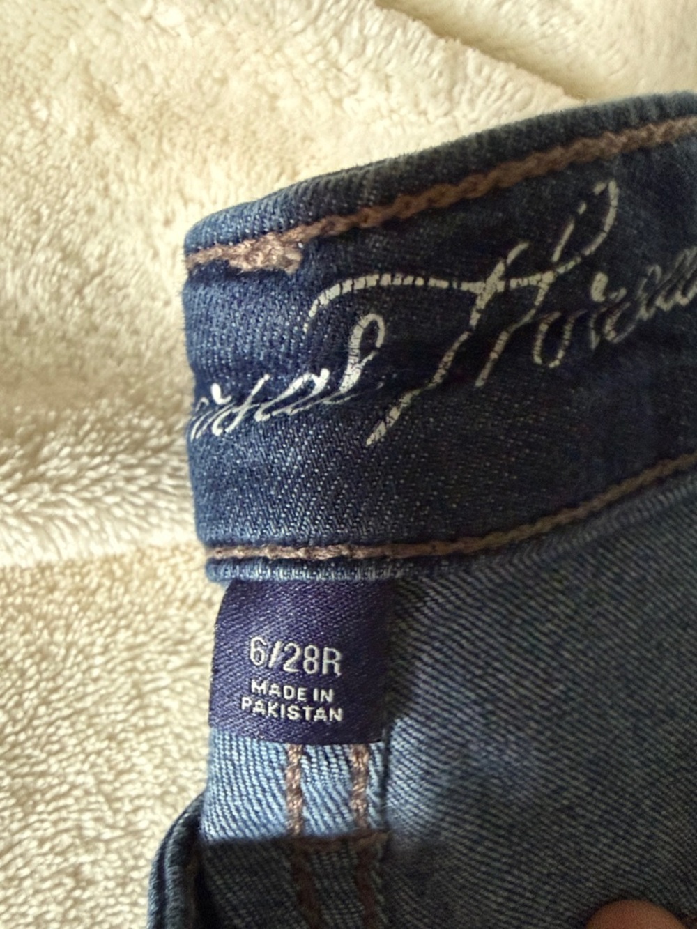 High Rise Skinny Blue Jeans - Picture 2 of 4